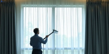 Commercial curtain steam cleaning service maroochydore hotels offices